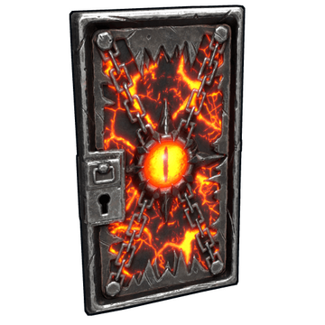 Watcher of Doom Metal Door image
