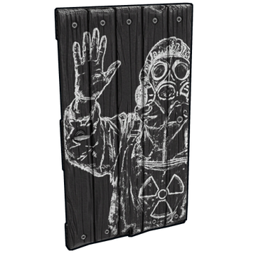 Chalk Menace Wood Door image