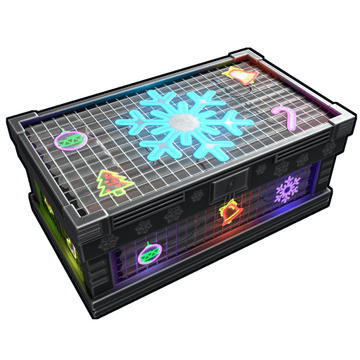 Neon Snowflake Large Box image