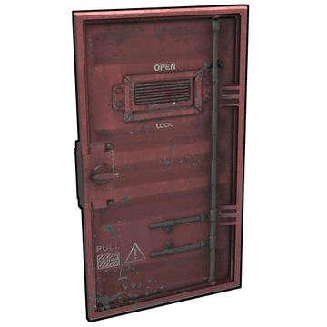 Red Armored Container Door image