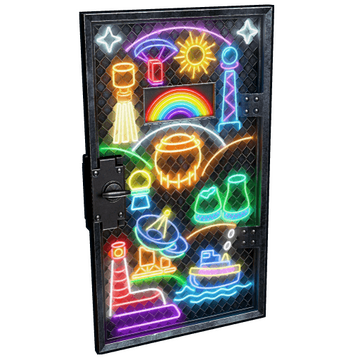 Neon Vibes Armored Door image