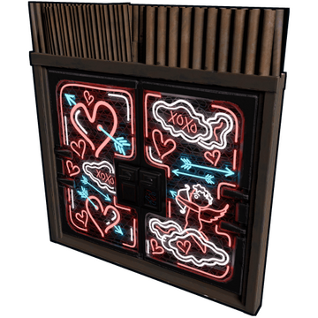 Neon Love Metal Double Door image