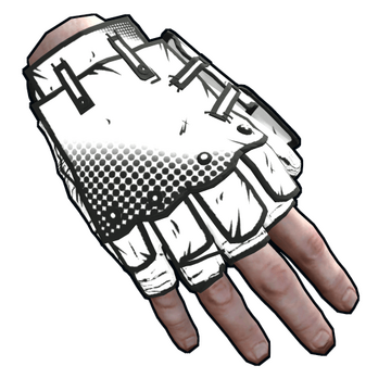 Comics Roadsign Gloves image