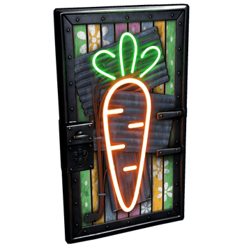 Neon Carrot Door image