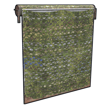 Camouflage Net Garage Door image