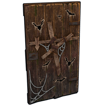 Halloween Wooden Door image