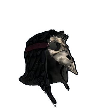 Raven Deer Skull Mask image