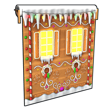 Gingerbread Garage Door image