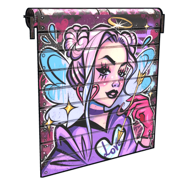 Lovers' Arrow Garage Door image