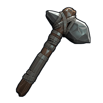 Low Poly Stone Hatchet image