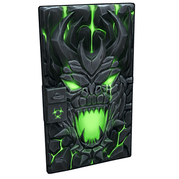 Toxic Dragon Metal Door image