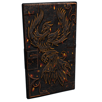 Fire Phoenix Metal Door image