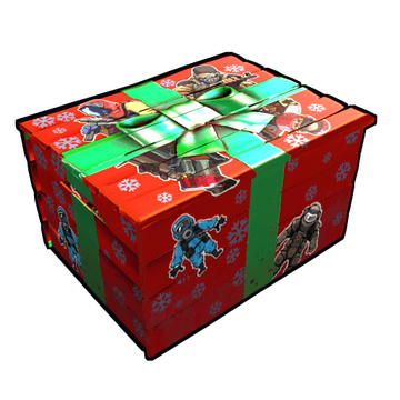 Festive Stickered Storage Box image