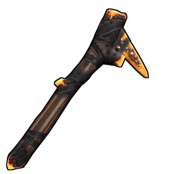 Ancient Amber Stone Pick Axe image