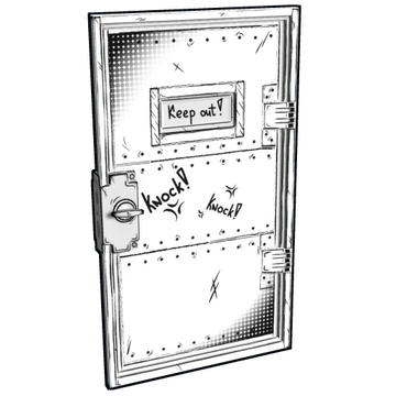 Comics Armored Door image