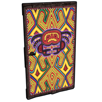 Panamanian Wooden Door image