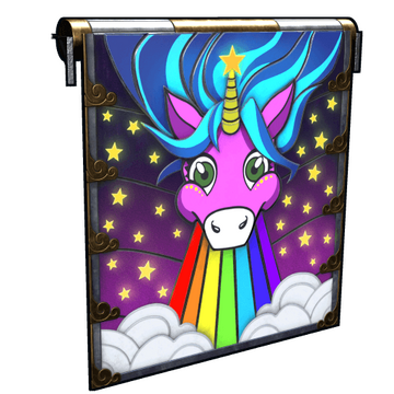 Rainbow Pony Garage Door image
