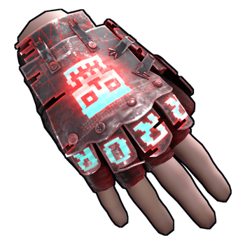Corrupted Roadsign Gloves image