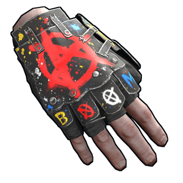 Bombing Roadsign Gloves image