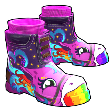 Rainbow Pony Boots image