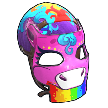 Rainbow Pony Mask image