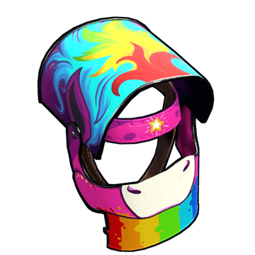 Rainbow Pony Helmet image