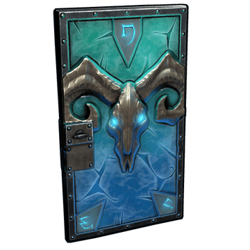Glacial Visage Metal Door image