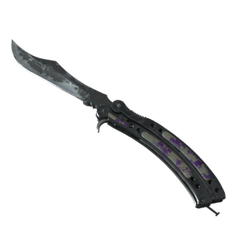 StatTrak™ Butterfly Knife | Ultraviolet