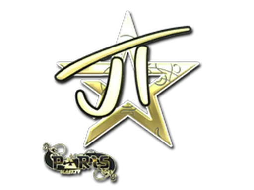 Sticker | JT (Gold) | Paris 2023