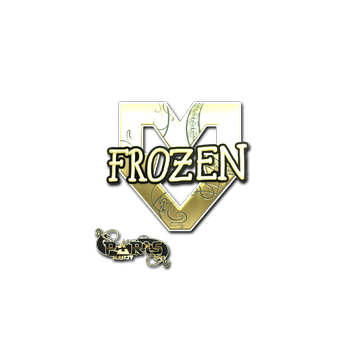 Sticker | frozen (Gold) | Paris 2023
