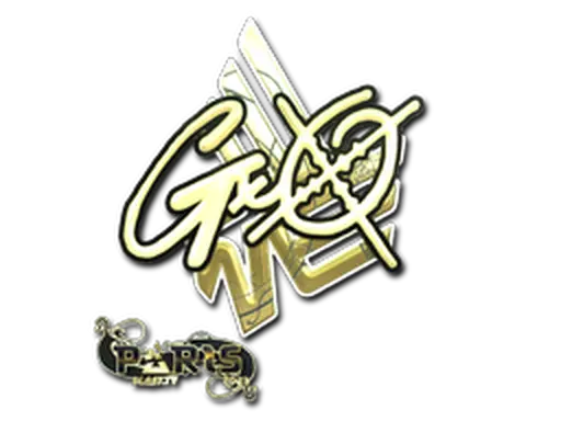 Sticker | gxx- (Gold) | Paris 2023