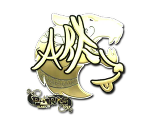 Sticker | arT (Gold) | Paris 2023
