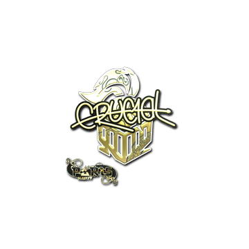 Sticker | CRUC1AL (Gold) | Paris 2023