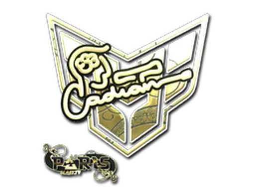 Sticker | cadiaN (Gold) | Paris 2023