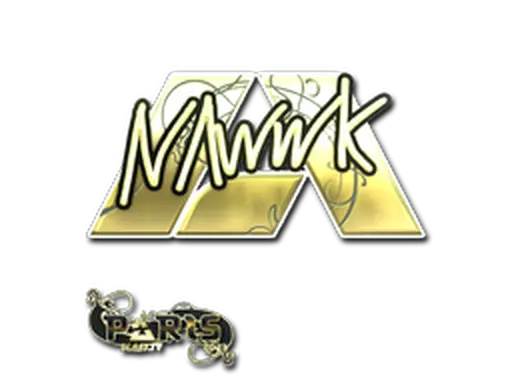 Sticker | nawwk (Gold) | Paris 2023
