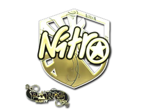 Sticker | nitr0 (Gold) | Paris 2023