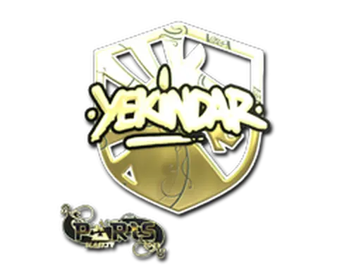 Sticker | YEKINDAR (Gold) | Paris 2023
