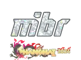 Sticker | MIBR (Glitter) | Shanghai 2024 image