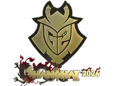 Sticker | G2 Esports (Gold) | Shanghai 2024 image