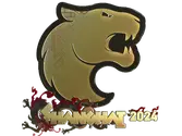 Sticker | FURIA (Gold) | Shanghai 2024 image