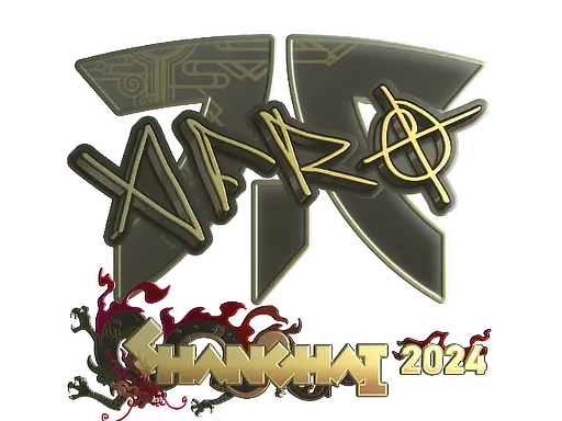 Sticker | afro (Gold) | Shanghai 2024