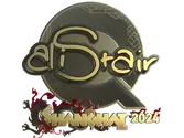 Sticker | aliStair (Gold) | Shanghai 2024 image