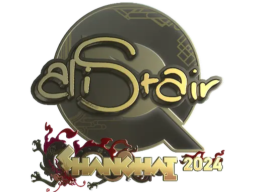 Sticker | aliStair (Gold) | Shanghai 2024