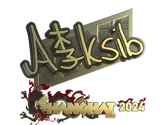 Sticker | Aleksib (Gold) | Shanghai 2024 image