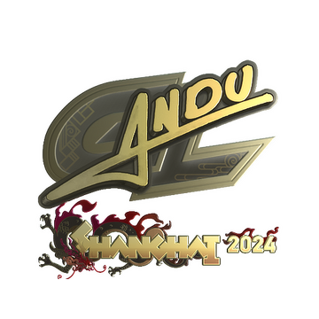 Sticker | aNdu (Gold) | Shanghai 2024