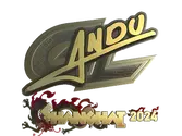 Sticker | aNdu (Gold) | Shanghai 2024 image