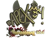 Sticker | apEX (Gold) | Shanghai 2024 image