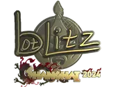 Sticker | bLitz (Gold) | Shanghai 2024 image