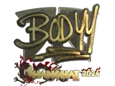 Sticker | bodyy (Gold) | Shanghai 2024 image