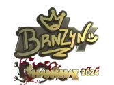 Sticker | brnz4n (Gold) | Shanghai 2024 image
